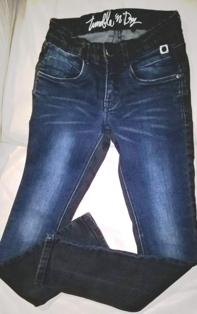 Mooie 2-kleurige jeansbroek - Tumble 'n Dry - maat 140, Broek, Tumble 'n Dry, Ophalen of Verzenden, Zo goed als nieuw