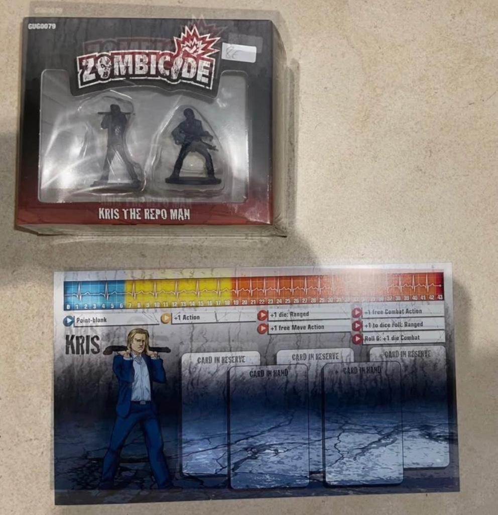 Zombicide cmon - kris the repo man, Hobby & Loisirs créatifs, Enlèvement, Neuf, Cmon