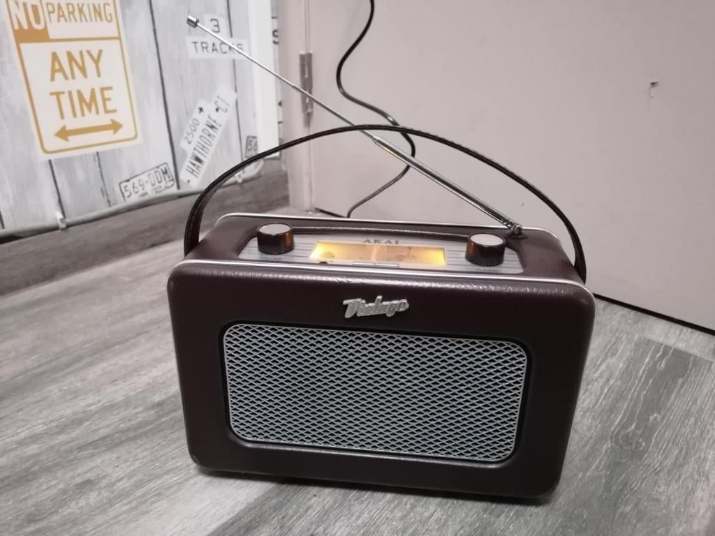 Akai vintage draagbare radio, Ophalen of Verzenden, Zo goed als nieuw, Radio