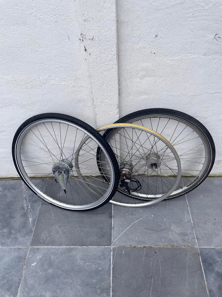 Voorste fietswiel, Fietsen en Brommers, Fietsonderdelen, Ophalen, Gebruikt, Wiel, Shimano