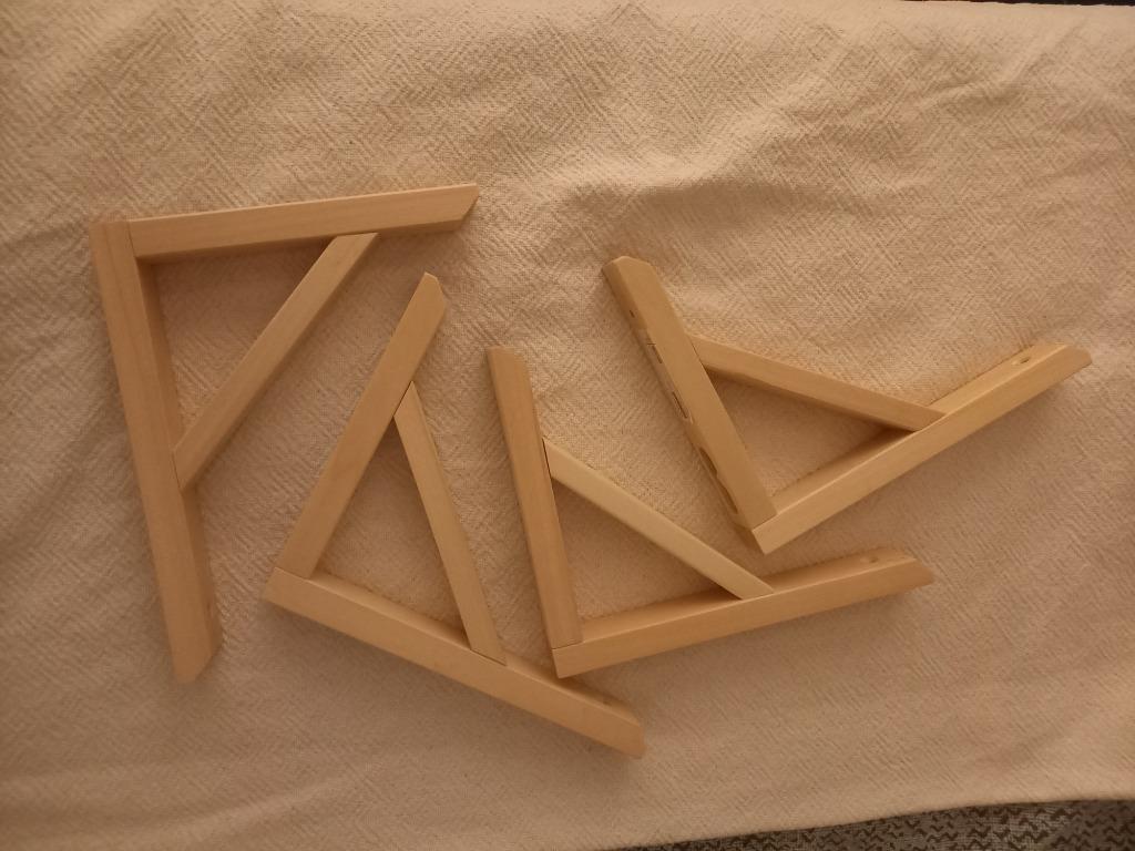 Wandplank steun, hout, Ophalen, Zo goed als nieuw
