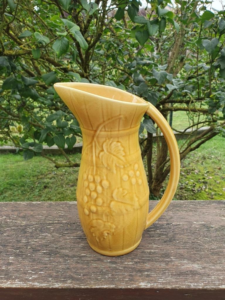 Pichet en faïence de Sarreguemines, Antiquités & Art, Antiquités | Céramique & Poterie, Enlèvement ou Envoi
