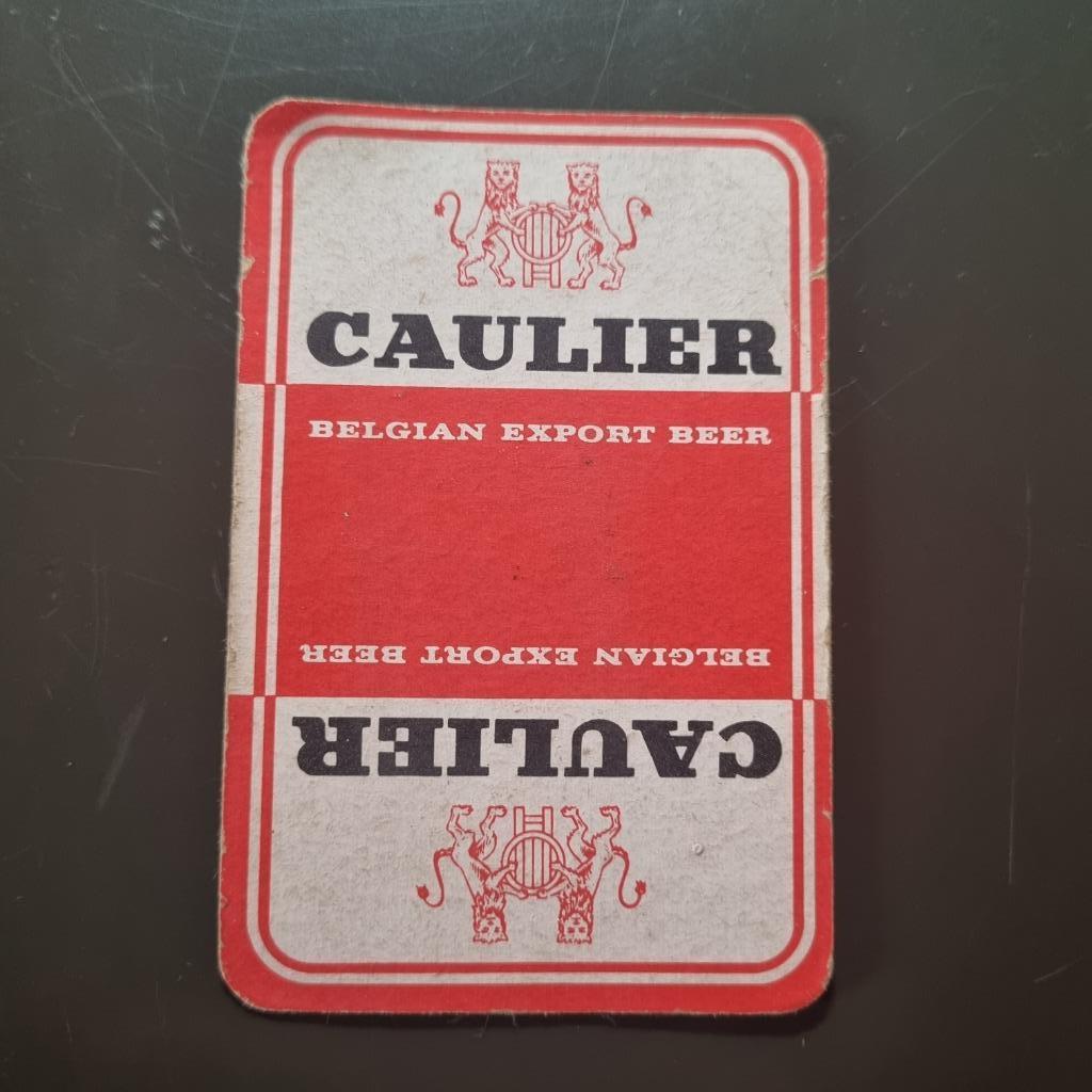 Carte de jeu Caulier, Enlèvement ou Envoi, Utilisé, Autres types, Autres marques