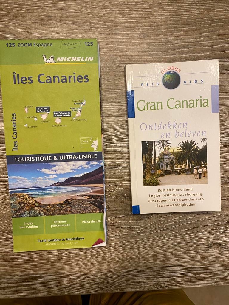 Gran Canaria - kaart en reisgids, Boeken, Ophalen, Zo goed als nieuw, Michelin