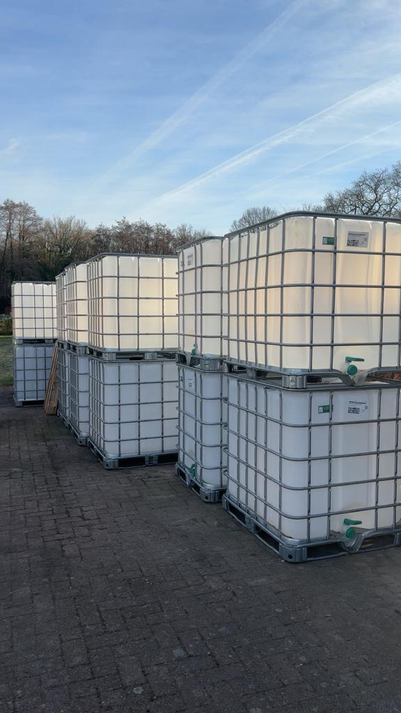 Ibc watertonnen nieuw, Tuin en Terras, Ophalen, Kunststof, Met kraantje, 150 liter of meer