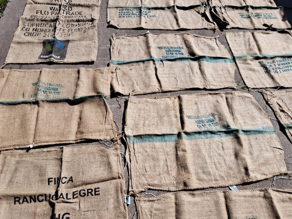 Zak zakken jutte koffiezakken decoratie, Verzenden