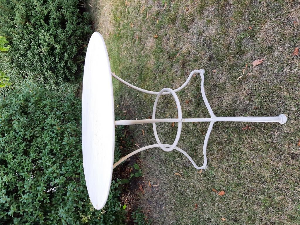 Vintage tuintafel, diameter 69 cm, Ophalen, Gebruikt