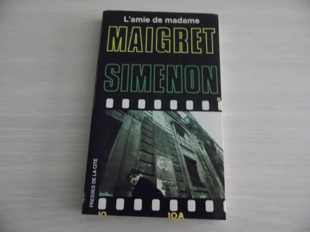 L'AMIE DE MADAME MAIGRET       SIMENON, Livres, Policiers, Comme neuf, Enlèvement ou Envoi