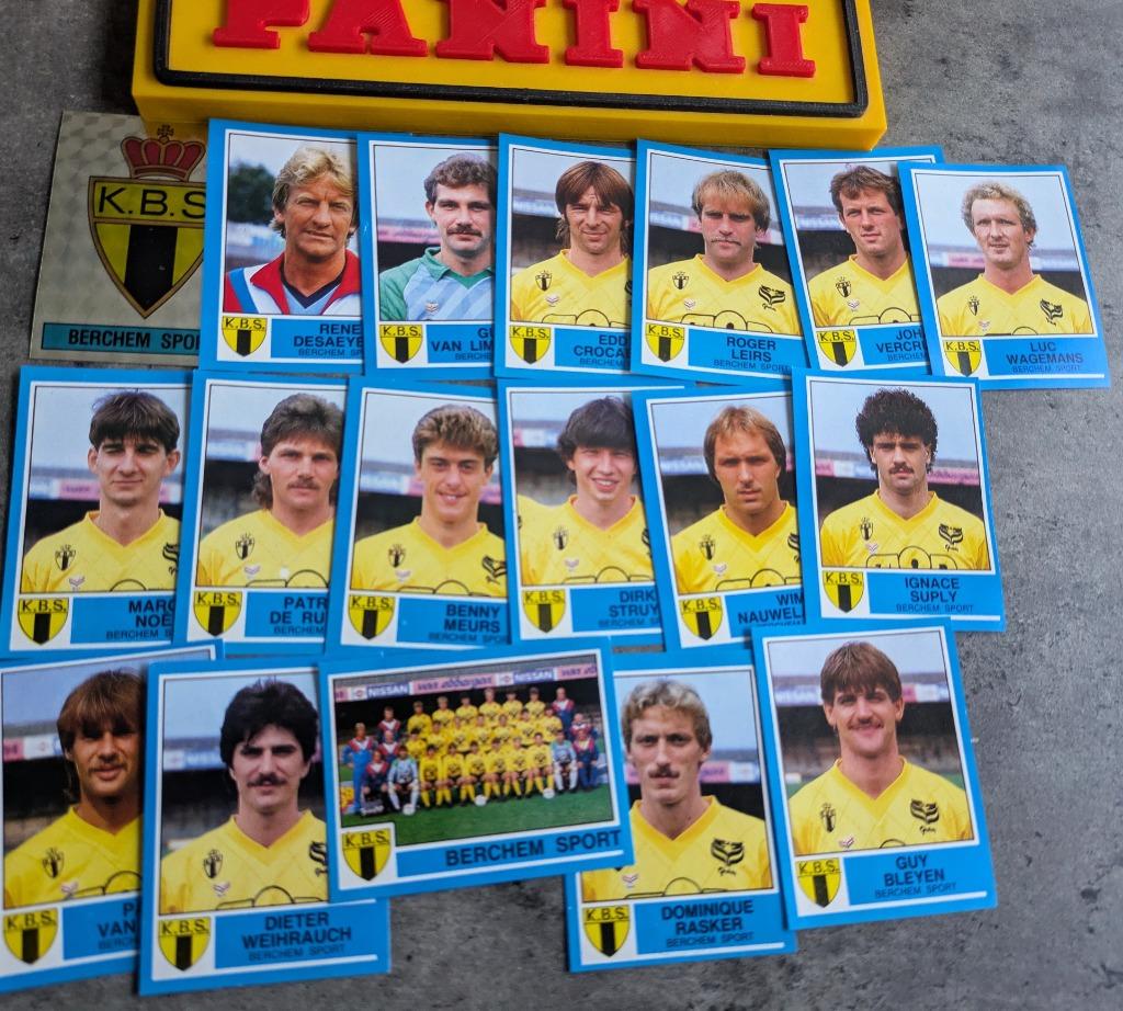 PANINI FOOTBALL 87 BERCHEM SPORT 18 STICKERS 1987 VOETBAL, Verzenden, Nieuw