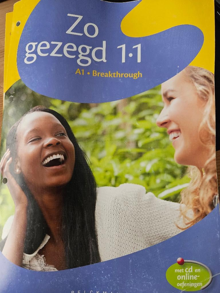 Boek Zo gezegd 1.1 Nederlands voor anderstaligen, Boeken, Ophalen, Zo goed als nieuw