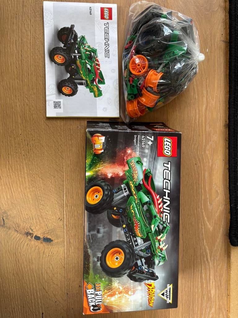 Lego technic monster jam dragon 42149, Kinderen en Baby's, Speelgoed | Duplo en Lego, Ophalen, Zo goed als nieuw, Lego