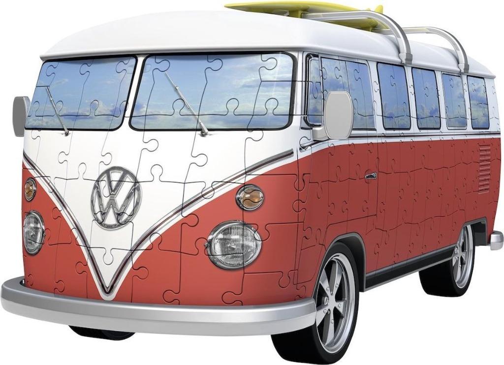 3D Puzzel Volkswagen T1 (Surfer Edition), Enlèvement ou Envoi, Moins de 500 pièces, Comme neuf, Rubik's Cube ou Puzzle 3D
