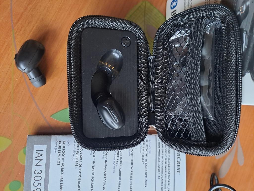 BLUETOOTH-SILVER CREST EAR BUDS - Oordopjes -, Verzenden, Zo goed als nieuw, In gehoorgang (in-ear), Bluetooth