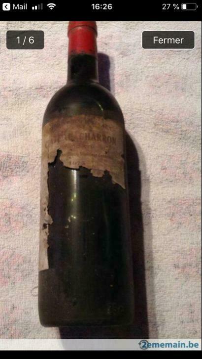 Château Charron grand cru 1975, Verzamelen, Wijnen, Ophalen