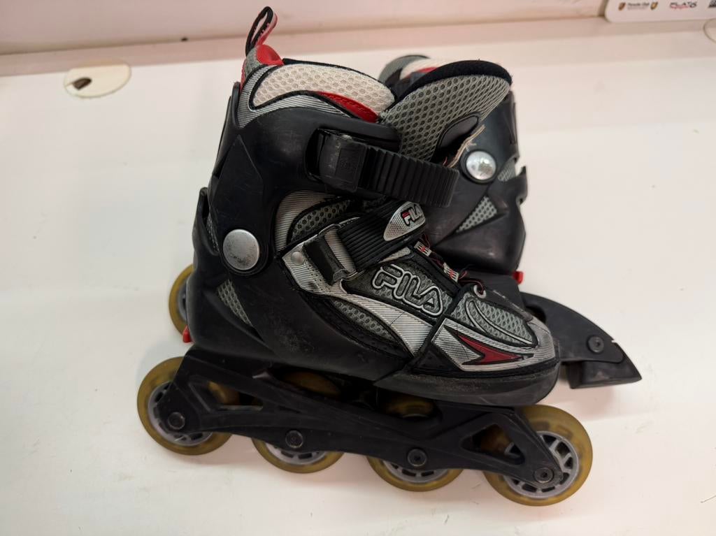 Patins a roulettes enfant FILA taille modulable 32-35, Ophalen of Verzenden, Gebruikt
