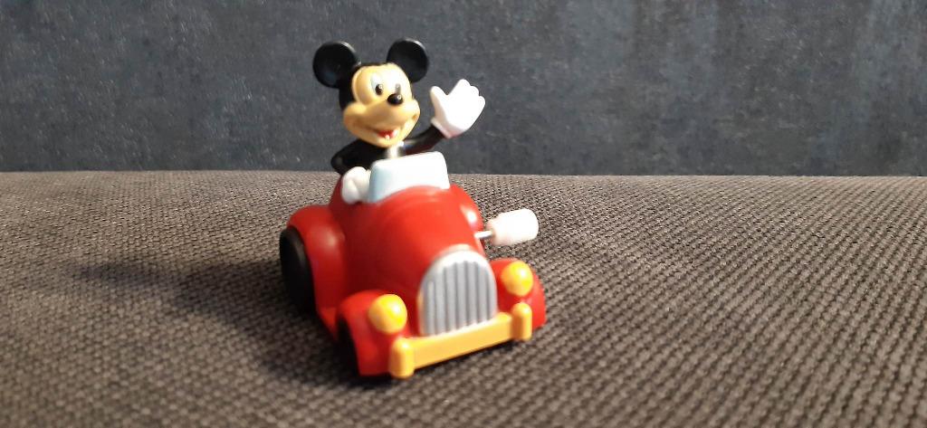VINTAGE MICKEY MOUSE IN AUTO, Ophalen of Verzenden, Mickey Mouse, Zo goed als nieuw