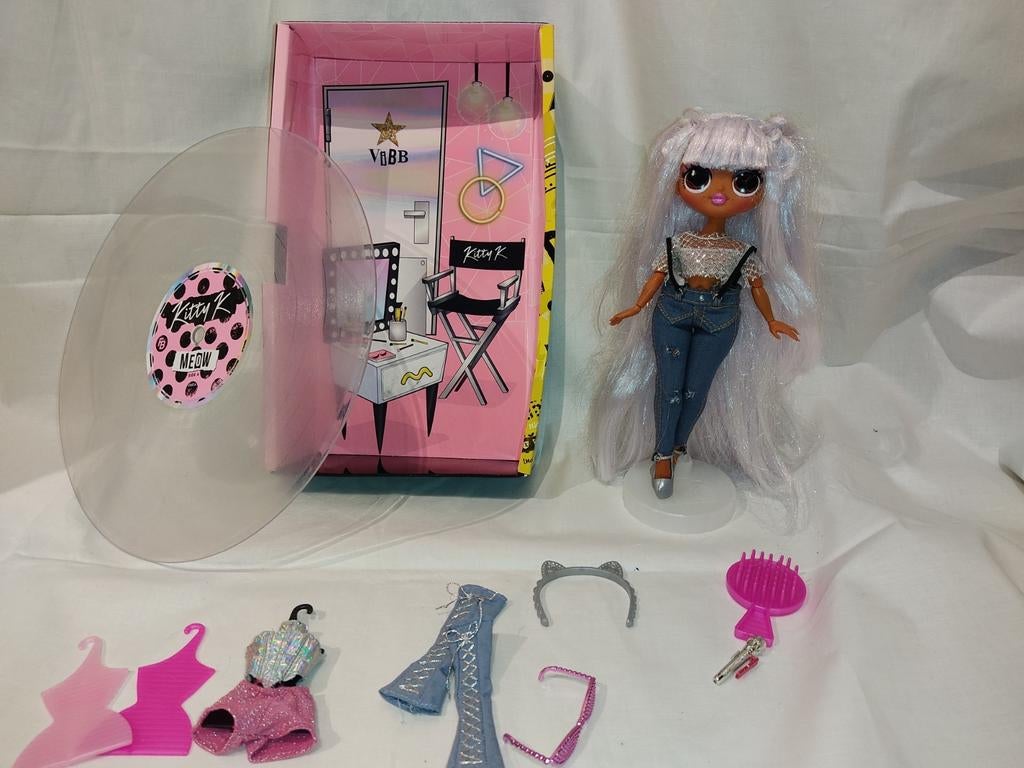 L.O.L Kitty K MEOW Remix met accessoires, Ophalen, Zo goed als nieuw