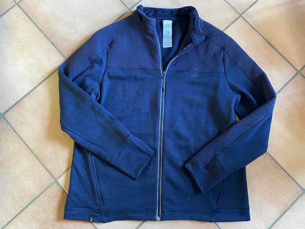 Decathlon sweatshirt ritssluiting H 2XL marineblauw ZG st, Overige maten, Gedragen, Wed'ze, Verzenden