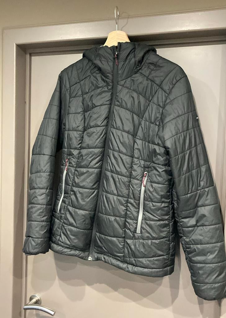 Zwarte donsjas maat L Decathlon, Ophalen, Zwart, Maat 42/44 (L), Decathlon