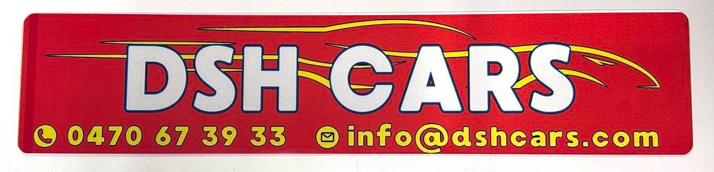 Plaque immatriculation showroom garage, Autos : Divers, Tuning & Styling, Enlèvement ou Envoi, ., ., .