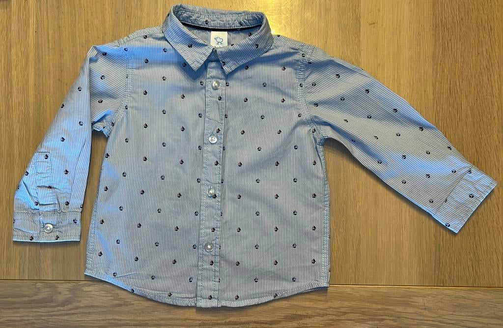 ⛵️ Hemdje maat 80, Enfants & Bébés, Vêtements de bébé | Taille 80, Garçon, C&A, Enlèvement ou Envoi, Chemise ou Chemisier