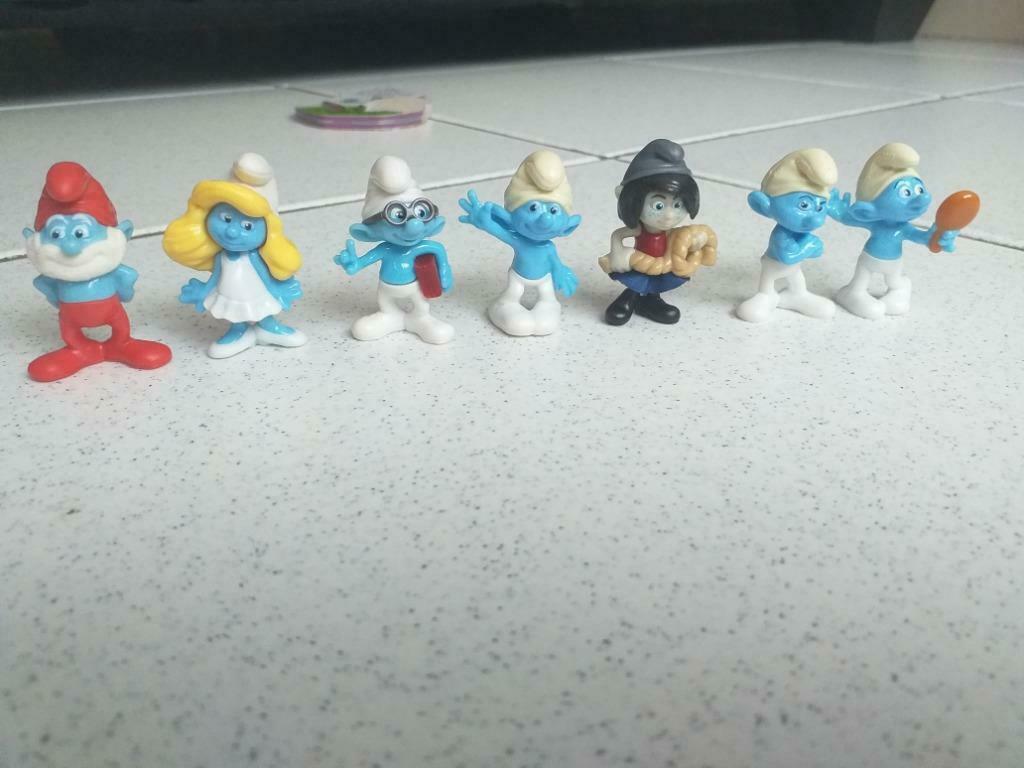 schtroumpf smurf kinder, Collections, Enlèvement ou Envoi, Utilisé, Différents Schtroumpfs, Poupée, Figurine ou Peluche
