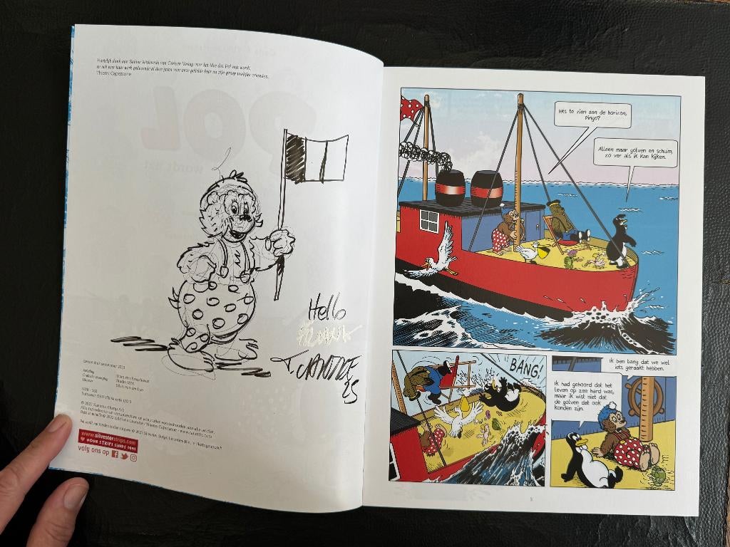 "POL wordt nat" - T. Capezzone (DK) (mét inkttekening POL), Boeken, Stripverhalen, Verzenden, Nieuw, Thierry Cappezone