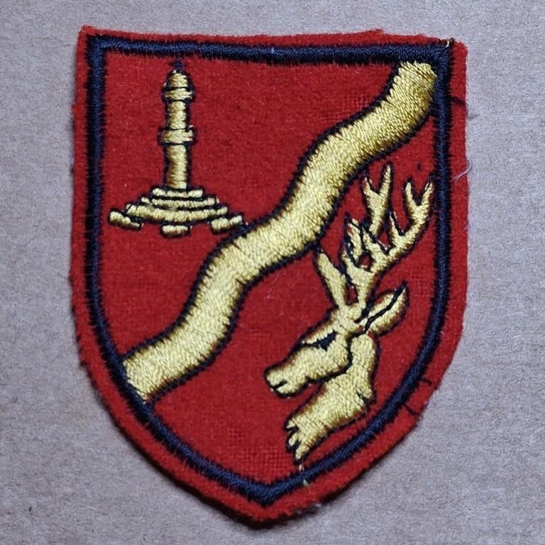 België Belgisch België 3e Militair gebied Luik, Ophalen of Verzenden, Landmacht, Embleem of Badge