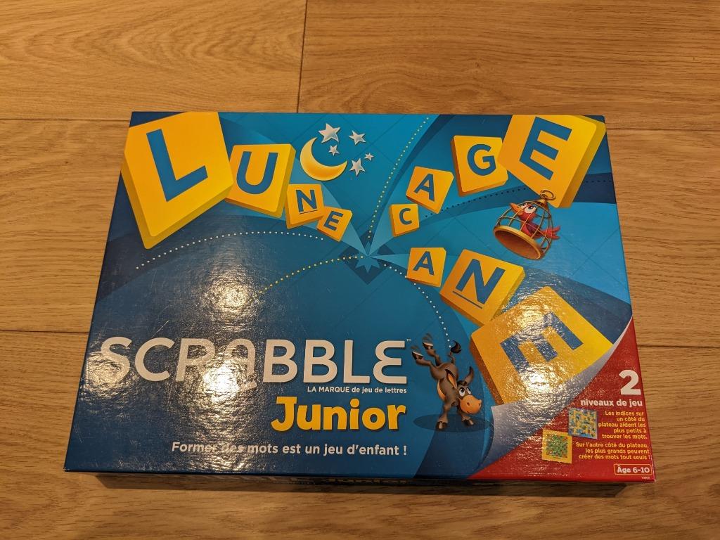 Jeu Scrabble Junior, Hobby & Loisirs créatifs, Enlèvement, Comme neuf, Mattel