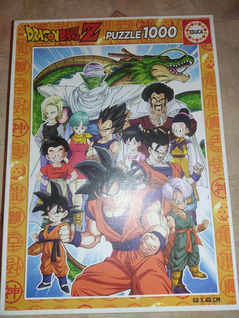 Puzzle Dragon Ball Z (1000 pièces), Enlèvement, 500 à 1500 pièces, Comme neuf, Puzzle