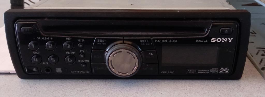 Autoradio Sony CDX-A250  RDS, Enlèvement, Utilisé