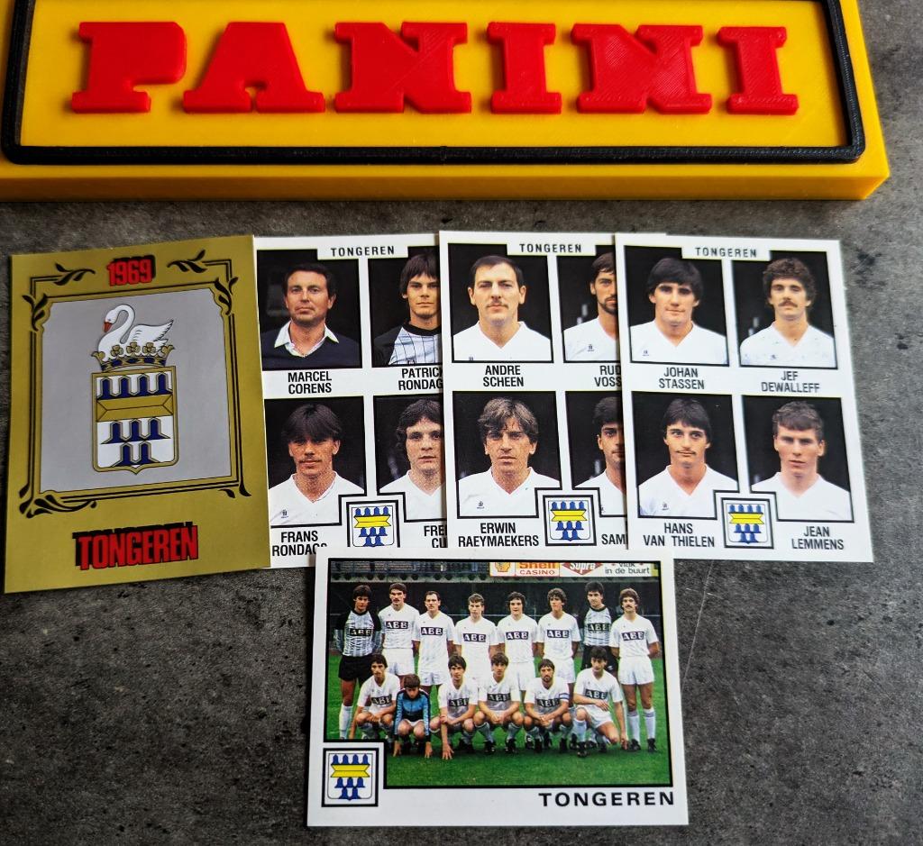 PANINI FOOTBALL 85 TONGRES 5 AUTOCOLLANTS 1985, Envoi