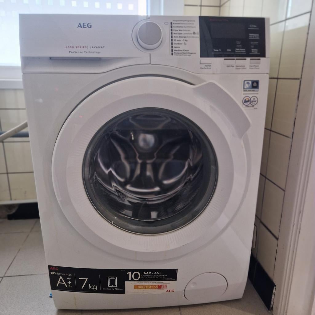 Wasmachine in oostende, Elektronische apparatuur, Wasmachines, Ophalen, 6 tot 8 kg, Bovenlader, Zo goed als nieuw