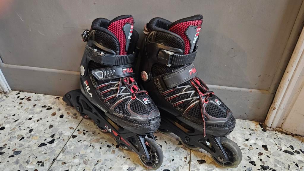 Rollers en ligne Fila enfant P 32-35, Sports & Fitness, Autres marques, Rollers 4 roues en ligne, Réglable, Enlèvement