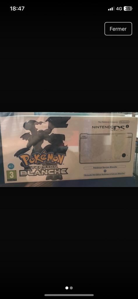 Console Nintendo DS Pokemon version blanche, Enlèvement ou Envoi, Comme neuf
