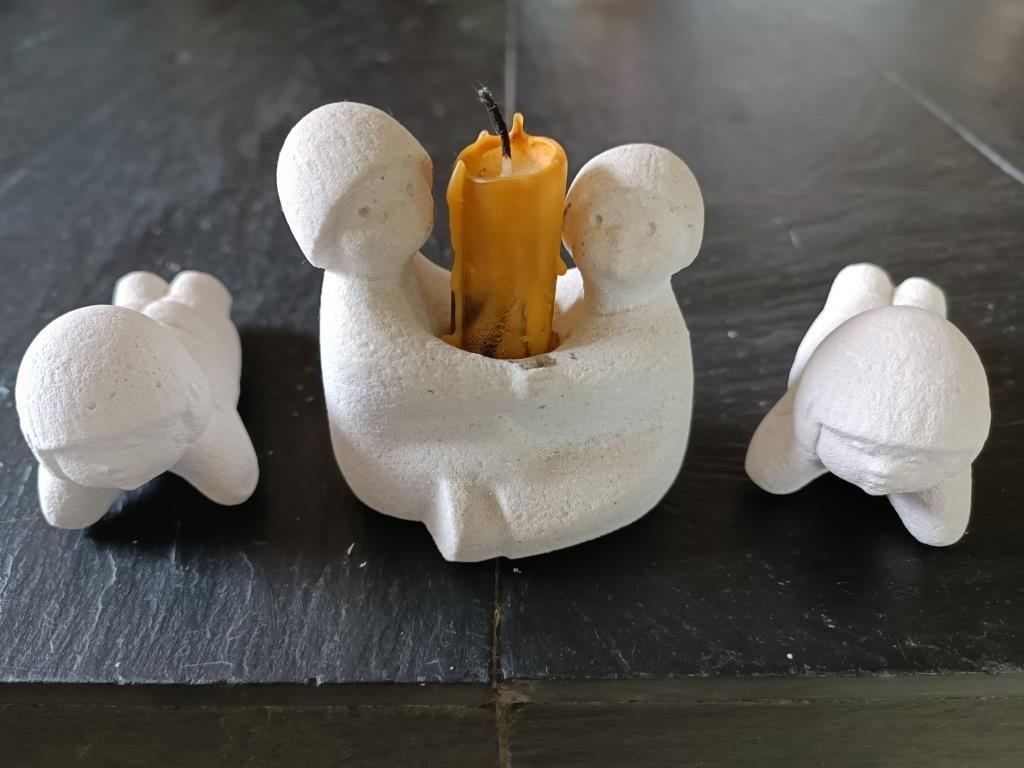 Adorable bougeoir bout'chou et plus !!, Moins de 25 cm, Comme neuf, Enlèvement, Autres matériaux