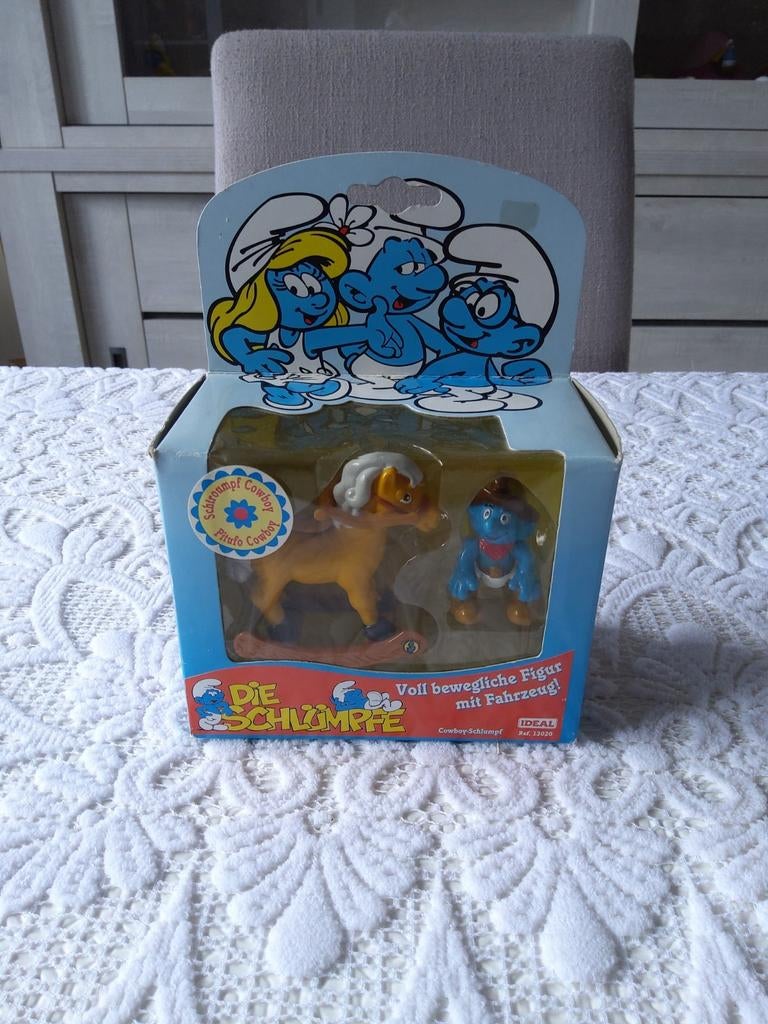 Le Schtroumpf Cowboy, Enlèvement ou Envoi, Comme neuf, Poupée, Figurine ou Peluche