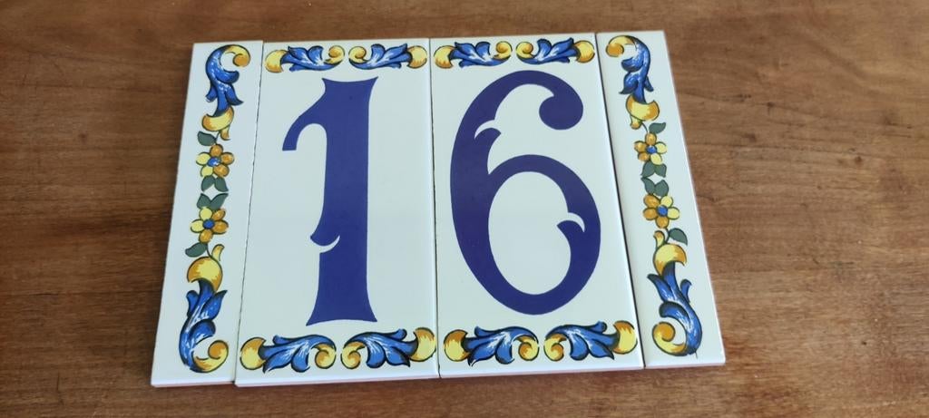 Numéros de maison en céramique espagnols, Enlèvement ou Envoi, Neuf