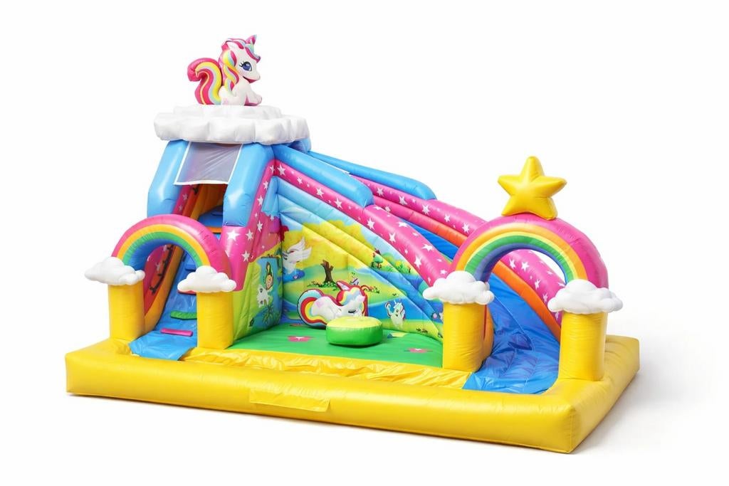 Nieuw springkasteel unicorn water fun, Enlèvement