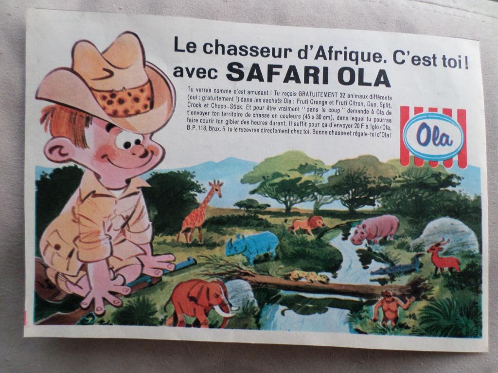 Roba - publicité Ola - 1969, Enlèvement ou Envoi, Autres personnages, Utilisé, Autres types
