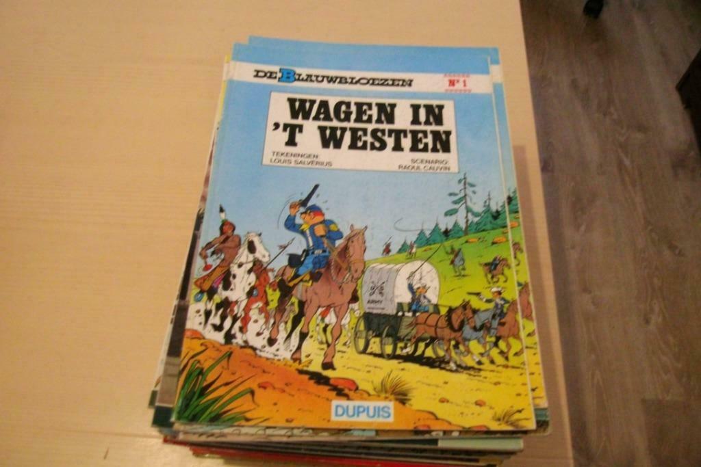 de blauwbloezen   3 strips apart te verkrijgen, Plusieurs BD, Enlèvement ou Envoi, Comme neuf