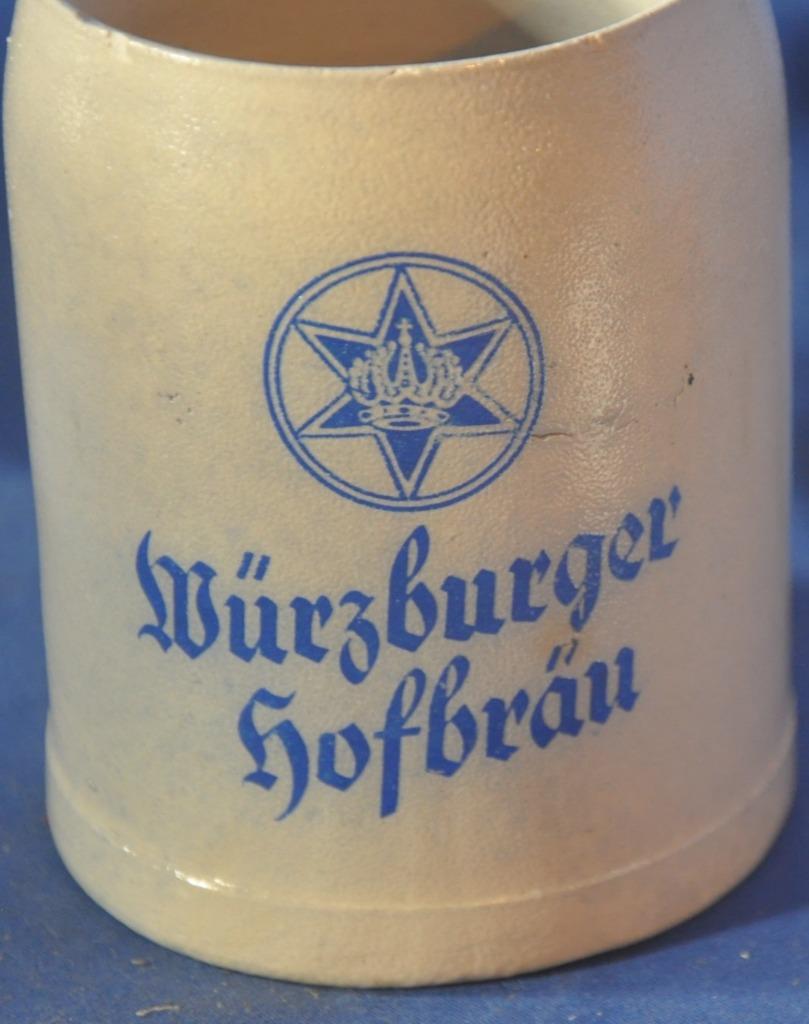 chope en gres wurzburger hofbrau 33cl, Ophalen of Verzenden, Zo goed als nieuw, Pul(len), Overige merken