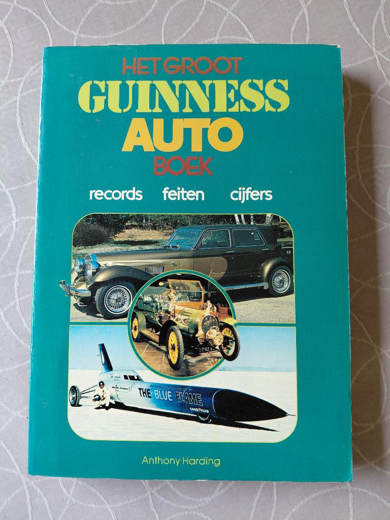 Le grand livre de voitures Guinness, Autres marques, Enlèvement ou Envoi, Utilisé, Anthony Harding