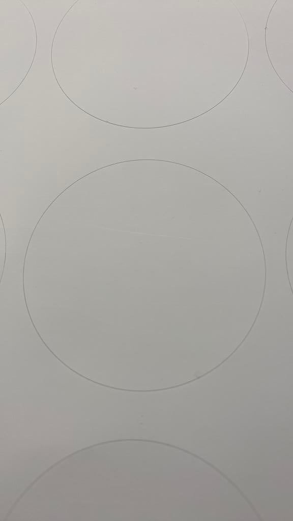 Blanco Ronde etiketten, Ophalen of Verzenden, Nieuw, Meerdere stickers