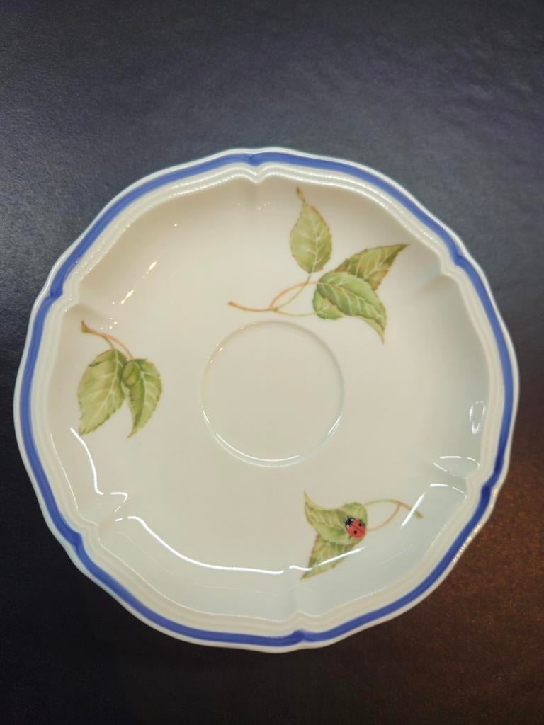 4 bordjes V&B Cottage, Enlèvement ou Envoi, Porcelaine