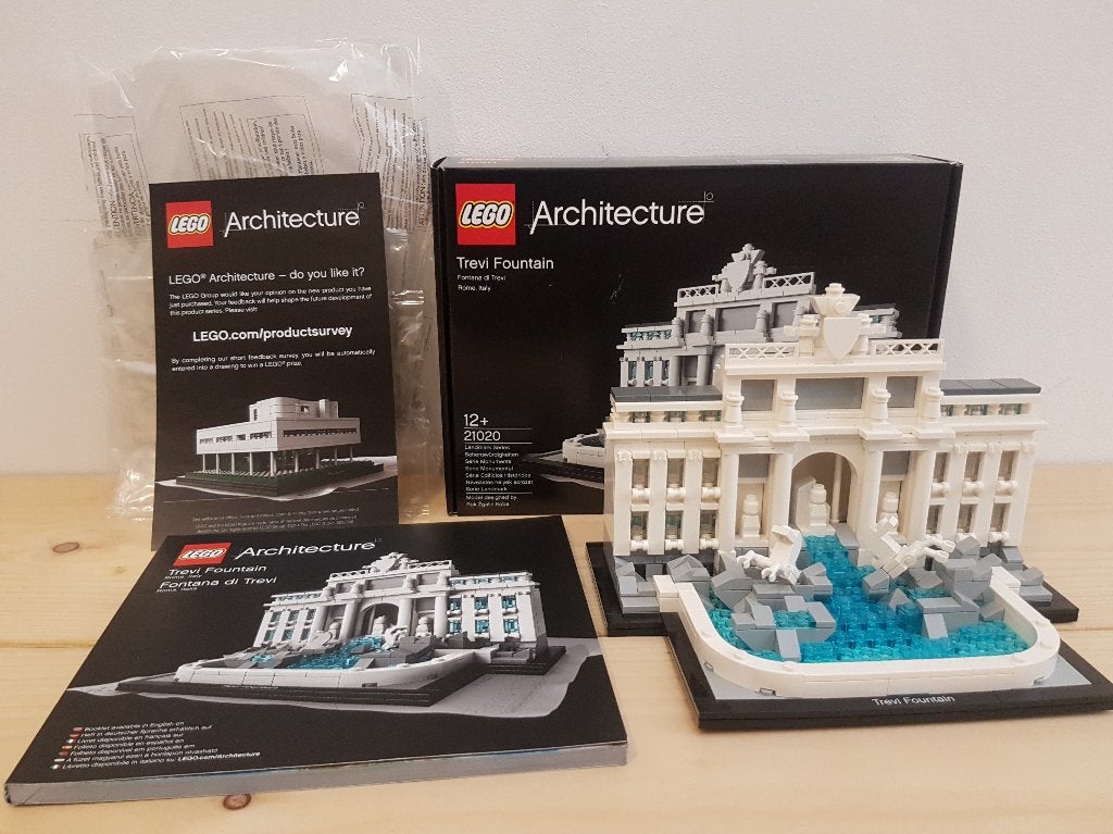 Lego Architecture 21020 Trevi Fountain, Compleet, Lego, Architecture, Ophalen of Verzenden