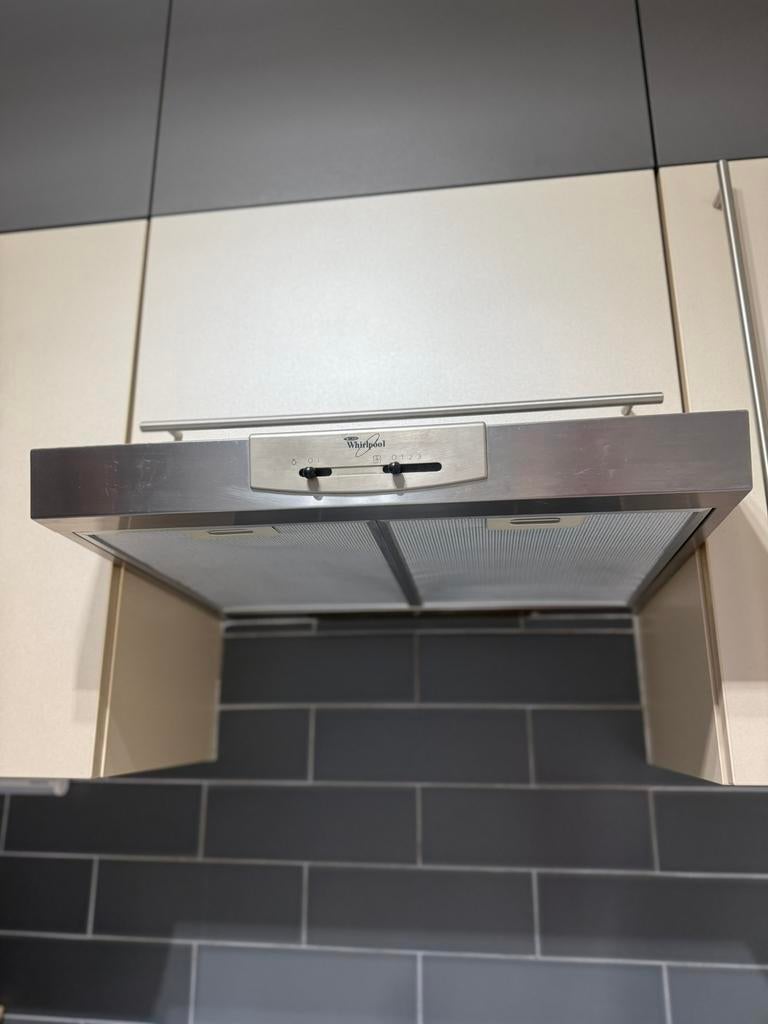 Hotte aspirante télescopique (tiroir) Whirlpool - Inox, Enlèvement, Utilisé, Encastré, Hotte sous-encastrable
