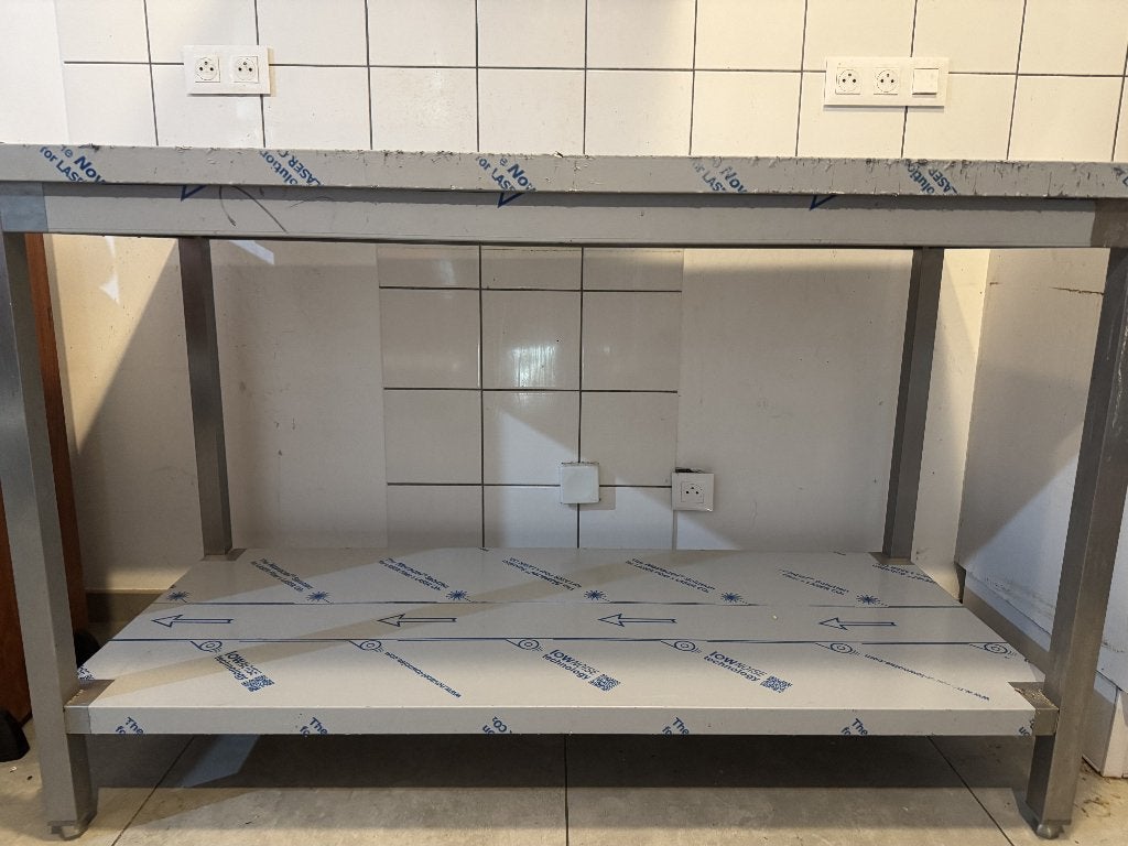 roestvrijstalen tafel, Ophalen, Gebruikt, Inox Meubilair