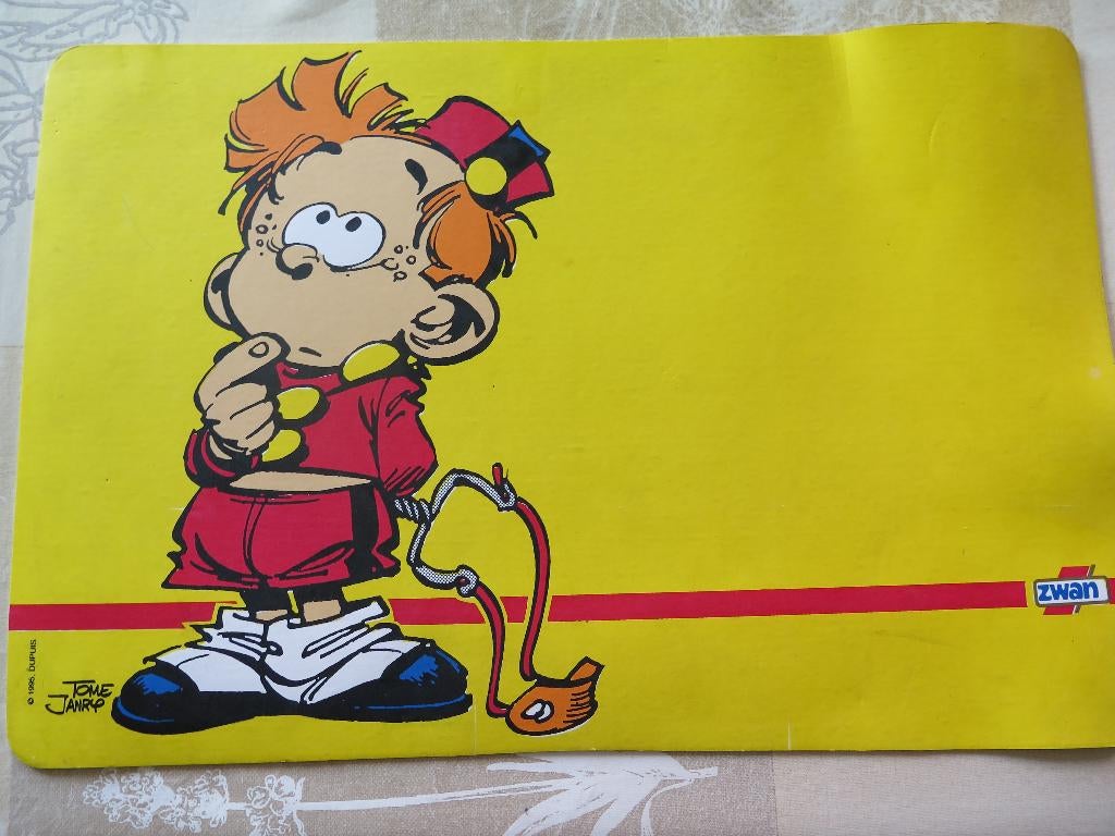 set de table Spirou, Une BD, Enlèvement ou Envoi, Utilisé