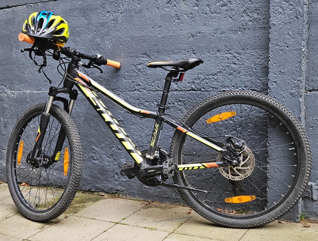 VTT Scott pour enfants, Vélos & Vélomoteurs, VTT semi-rigide, Enlèvement, Comme neuf, Frein à disque